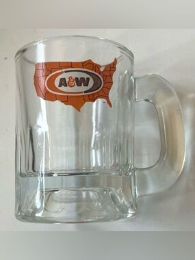 Vintage Mini A&W Root Beer Glass Mug
